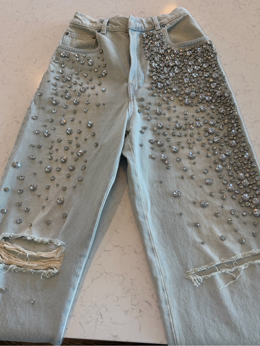 Golden Goose Kim Crystal Jeans SZ24 - Picture 3 of 11